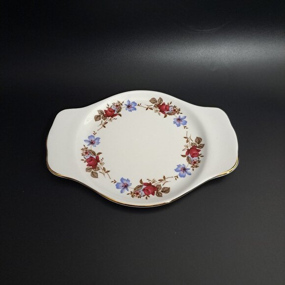 Royal Sutherland Fine Bone China Floral Tray Vintage - Picture 1 of 6